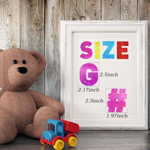 Chinco 232 Pcs 24 Sheets Large Letter Stickers 2.5 Inch Alphabet Letter Stickers Self Adhesive Stickers for Bulletin Board Classroom Window Door Decor(Laser Style,Rainbow Colors) in Saudi Arabia