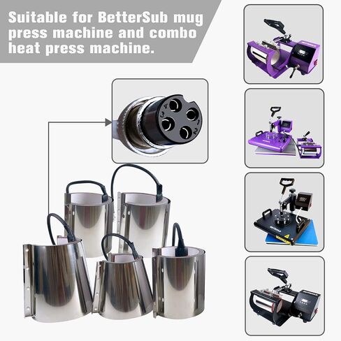 Bettersub Cug Cup Press Thansing Transfer Tankenment Silica Gel 110V for Heat Press Machine Transfer Transfor in Saudi Arabia