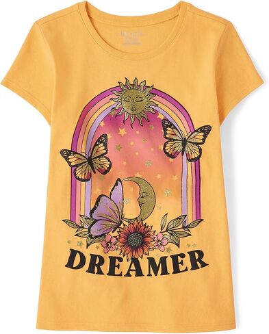 The Children's Place Girls' Short Sleeve Graphic T-Shirt in Saudi Arabia