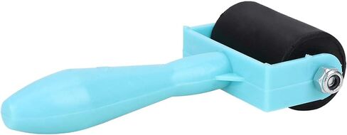 Estink 3.5cm Printmaking Brayer Rubber Roller Art Stamping Tool with Durable Rubber Roller for Block Printing Ink Painting (Green) in Saudi Arabia