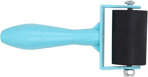 Estink 3.5cm Printmaking Brayer Rubber Roller Art Stamping Tool with Durable Rubber Roller for Block Printing Ink Painting (Green) in Saudi Arabia