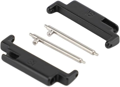 Ymiko Metal Watch Band Adapter Stainless Steel Connection Adapter Replacement for Smartwatches with 18-22mm Connectors (1 Pair) in Saudi Arabia