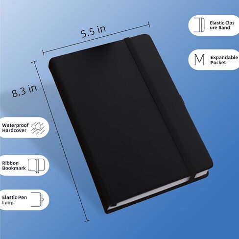 KODAPAGE A5 Liend Journal Notebook, 7mm College Ruled Notepad, Journaling for Writing, Work, School, Travel and Note Taking, Hardcover 224 Pages (112 Sheets) 5.5 x 8.3 inches Multicolored (8 Pack) in Saudi Arabia
