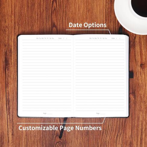 KODAPAGE A5 Liend Journal Notebook, 7mm College Ruled Notepad, Journaling for Writing, Work, School, Travel and Note Taking, Hardcover 224 Pages (112 Sheets) 5.5 x 8.3 inches Multicolored (8 Pack) in Saudi Arabia