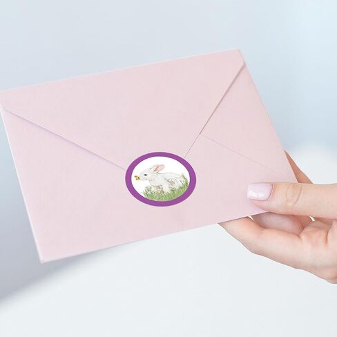 Current Watercolor Floral Seals (4 Designs) - Set of 24 Envelope Stickers, 1.5 inches Diameter, for Cards, Presents, and Crafts in Saudi Arabia