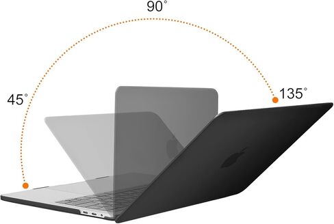 MOSISO Plastic Hard Shell Case & Sleeve Bag Compatible with MacBook Pro 13 inch 2020 2019 2018 2017 2016 Release A2338 M1 A2289 A2251 A2159 A1989 A1706 A1708, Black in Saudi Arabia