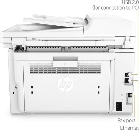 NewH-PLaser-Jet Pro MFP Wired Monochrome All-in-One Laser Printer, White - Print Scan Copy Fax - USB, NFC, Ethernet Connectivity, 30 ppm, 1200 x 1200 dpi, Auto 2-Sided Printing, 35-Sheet ADF in Saudi Arabia