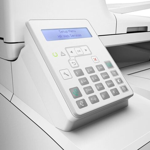 NewH-PLaser-Jet Pro MFP Wired Monochrome All-in-One Laser Printer, White - Print Scan Copy Fax - USB, NFC, Ethernet Connectivity, 30 ppm, 1200 x 1200 dpi, Auto 2-Sided Printing, 35-Sheet ADF in Saudi Arabia