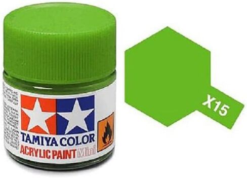 Tamiya Models X-15 Mini Acrylic Paint, Light Green in Saudi Arabia