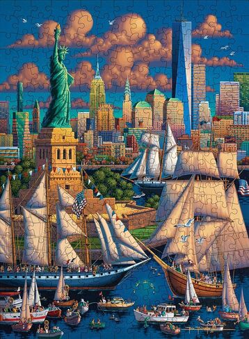 ألعاب Buffalo - Eric Dowdle - 4 × 1 Multipack - Dowdle 4 في 1 Multipack - الألغاز بانوراما متعددة للبالغين - لغز صعب مثالي لليالي اللعبة - يختلف الحجم النهائي in Saudi Arabia