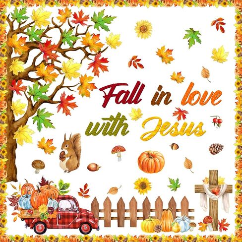 99 PCS Fall Tree Bulletin Decorations مع 300 PCS PCS Glue Points Autumn Attgiving Maple Leaves Acorns Cutouts Autumn Harvest Crall in Saudi Arabia