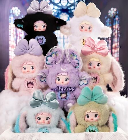 Fantasy World Series Plush Blind Box - 3 Expressions Adorable Mystery Plush Toys for Collectors - 8.3IN Random Surprise Doll with Unique Designs, 1PCS(1 of 7 Possible Styles) in Saudi Arabia
