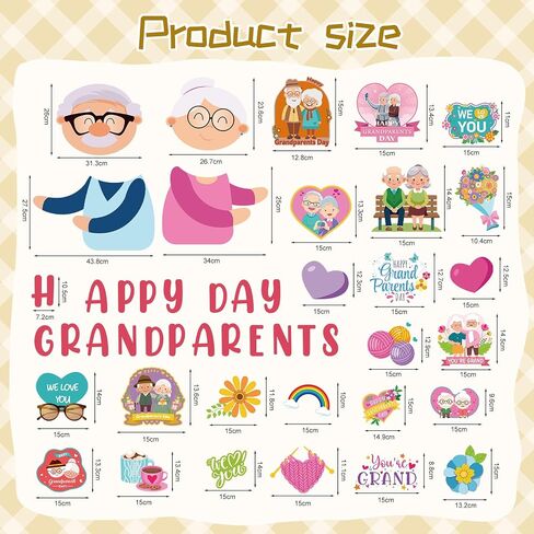 تجد Epakh Day Bulletin Decorations Paper Clutouts Grandparents Day Party Decorations مجموعة الجدة والجد الفصول الدراسية القواطع لتوفيات أبواب الجدار المدرسية (دافئة) in Saudi Arabia