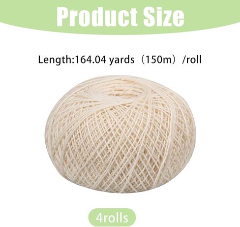 FreeBloss 4pcs Sashiko Thread 4 × 150M 100 ٪ تطريز القطن in Saudi Arabia