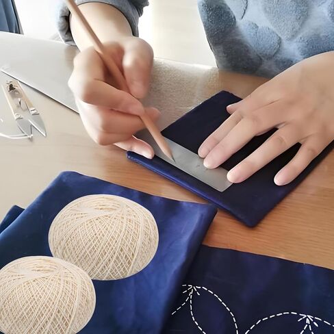 FreeBloss 4pcs Sashiko Thread 4 × 150M 100 ٪ تطريز القطن in Saudi Arabia