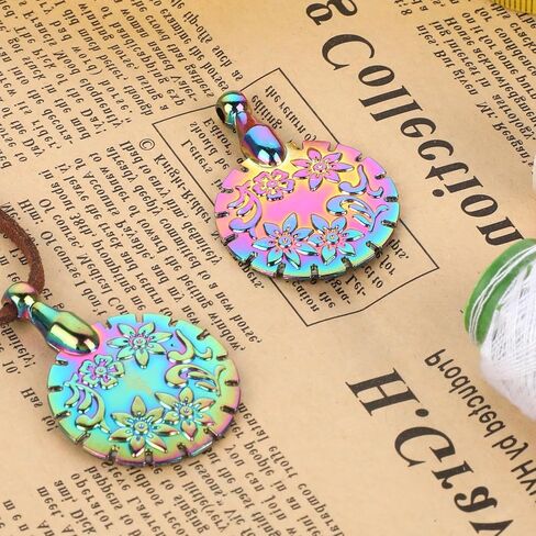 2 PCS Yarn Cutter Pendants Thread Cutter Pendants, Vintage Metal Yarn Cutters Thread Snips Round Floral Design Craft Cutting Tools Sewing Scissors for DIY Sewing and Knitting (Dazzle Color) in Saudi Arabia