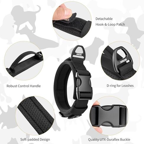 OneTigris Pink Dog Collar for Small Dogs, Soft Padded and Adjustable, Wide Heavy Duty Pet Collars with Durable UTX Buckle for Walking(Pink, S) in Saudi Arabia