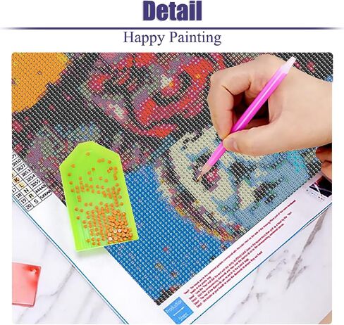 مجموعات فنون الماس المظلمة للبالغين مجموعات الطلاء القوطية للقودية للمبتدئين البالغين ، 5D DIY مثقاب كامل رينستون جو الأحجار الكريمة اللوحات لديكور الجدار المنزلي 12 x16inch in Saudi Arabia