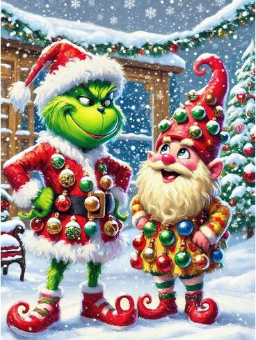 CEUHROG Christmas Diamond Painting Kits for Adults - 5D Snowman Diamond Art Kits for Adults Beginner, DIY Full Drill Crystal Rhinestone Embroidery Craft Kits for Home Wall Decor Gifts 12x16inch in Kuwait