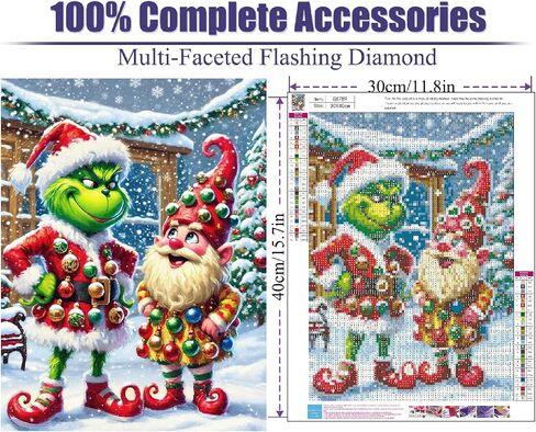 CEUHROG Christmas Diamond Painting Kits for Adults - 5D Snowman Diamond Art Kits for Adults Beginner, DIY Full Drill Crystal Rhinestone Embroidery Craft Kits for Home Wall Decor Gifts 12x16inch in Kuwait