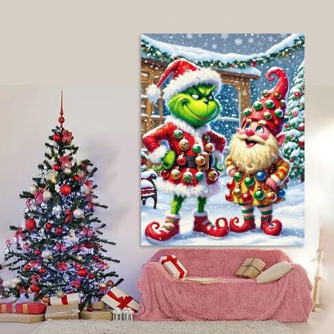CEUHROG Christmas Diamond Painting Kits for Adults - 5D Snowman Diamond Art Kits for Adults Beginner, DIY Full Drill Crystal Rhinestone Embroidery Craft Kits for Home Wall Decor Gifts 12x16inch in Kuwait