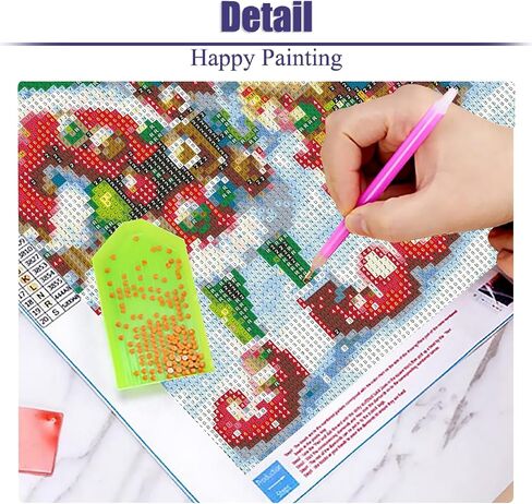 CEUHROG Christmas Diamond Painting Kits for Adults - 5D Snowman Diamond Art Kits for Adults Beginner, DIY Full Drill Crystal Rhinestone Embroidery Craft Kits for Home Wall Decor Gifts 12x16inch in Kuwait