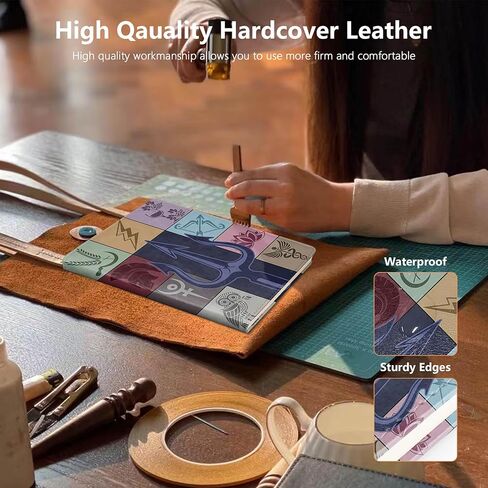معسكر Half Blood Gift Camp Half Blood Leather Journal Noteboor for Book Flying Horse Gift Percy Fans Gift Percy Movie Gift Mythology Gift (خلفك) in Saudi Arabia