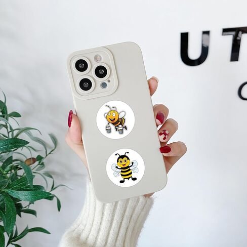 500pcs Bee Sticker for Kids Boy Teacher ، 1 Roll 10 Styles Cute Insecta Conslies Condract Space Space Supplies Supplies Divisions Sticker Animal Party Secal (Bee) in Kuwait