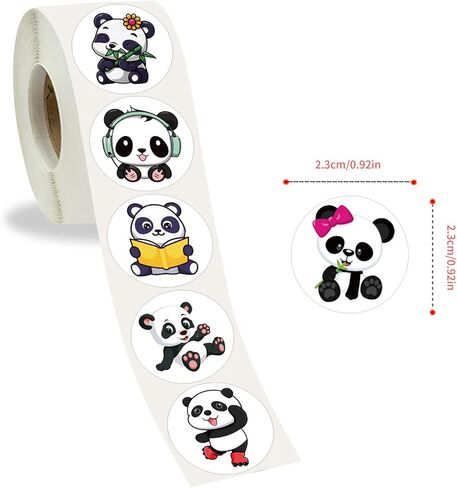 500pcs Bee Sticker for Kids Boy Teacher ، 1 Roll 10 Styles Cute Insecta Conslies Condract Space Space Supplies Supplies Divisions Sticker Animal Party Secal (Bee) in Kuwait