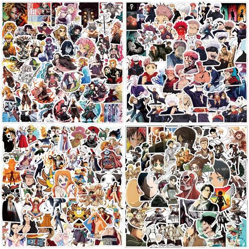 50pcs My Hero Academia Stickers for Kids, Cool Waterproof Vinyl Decal for Teen Adult Boy Laptop, Travel Case, Phone, Bike, Water Bottle, Guitar, Computer, Skateboard (MHA) in Saudi Arabia