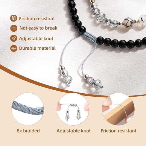 HappyHapi Teacher Lanyards for Id Badges and Keys, Retractable Natural Stone Beaded Lanyard for Women Cute with Id Holder, Black in Kuwait