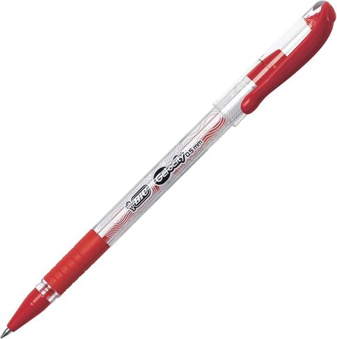 BIC® Gel-Ocity STIC Gel Als ، Fine Point ، 0.5 مم ، براميل صافية ، ألوان حبر متنوعة ، حزمة من 10 أقلام in Saudi Arabia