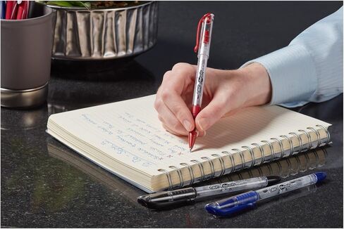 BIC® Gel-Ocity STIC Gel Als ، Fine Point ، 0.5 مم ، براميل صافية ، ألوان حبر متنوعة ، حزمة من 10 أقلام in Saudi Arabia