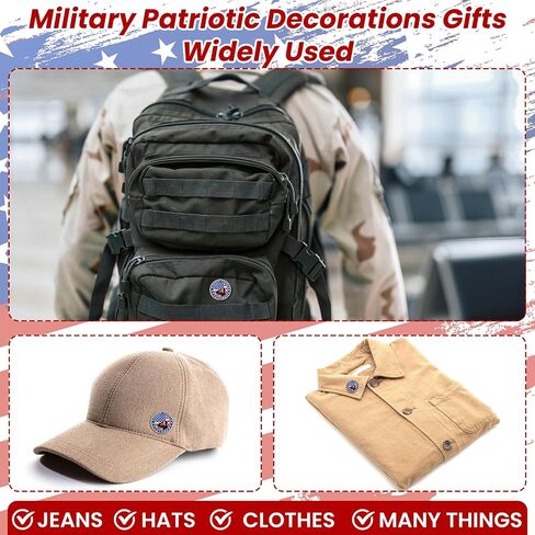 100 Pcs Veteran Day label Pins Bulk Military Lapel Pin Veteran Christmas Gifts Flag Hat Pins for US Veterans Day in Saudi Arabia