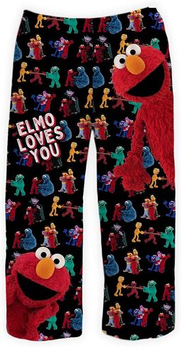 BRIEF INSANITY Sesame Street Kids Pants - 'Sesame Street Group' Childrens lounge Bottoms (3T) Comfy, Loose-Fit, Ultra-Soft in Saudi Arabia