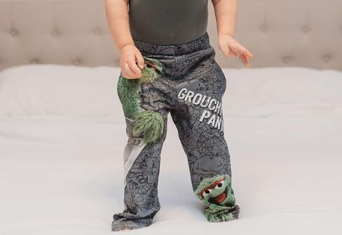 BRIEF INSANITY Sesame Street Kids Pants - 'Sesame Street Group' Childrens lounge Bottoms (3T) Comfy, Loose-Fit, Ultra-Soft in Saudi Arabia