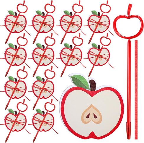 TAOBARY 12 SET Apple على شكل Apple معلم مع قلم لهدايا المعلمين من الطلاب ، شكرًا لك هدايا لعطلة عيد الميلاد في فصل المكتب المدرسي إلى اللوازم المدرسية in Kuwait