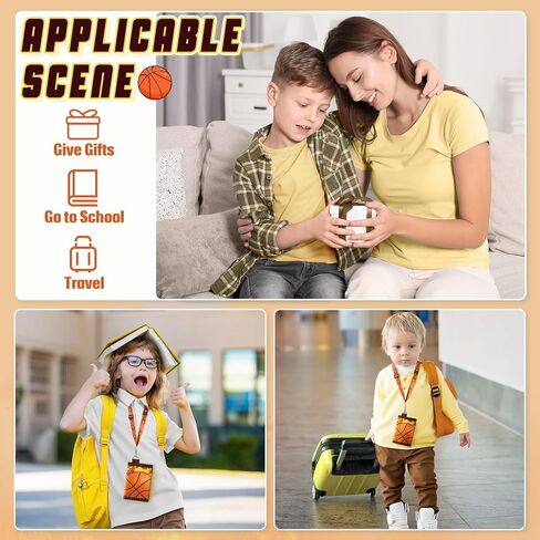 WAWSAM Kids Wallet Boys Video Game Wallet with Lanyard Teens Gaming Purse Neck Stash Wallet Zippered Compact Tri-fold Coin Pocket Card Holders Kids Purse Boys Wallet Game Boy Birthday Gift in Kuwait