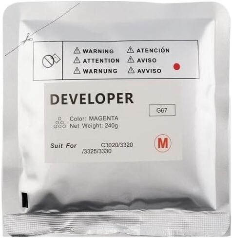 1PC متوافق مع NPG67 G67 مسحوق المطور للاستخدام مع IR C3020 C3320 C3325 C3330 NPG-67 GPR-53 C-EXV 49 IRC3320 IRC3325 IRC3330 IRC3020 (1PC Cyan 500G) in Saudi Arabia