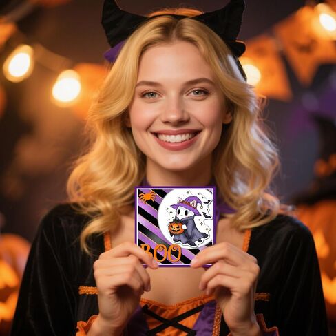 Globleland Halloween Animals Clear Stamps للبطاقات التي تصنع القطط الهالوين القطط شفافة ختم القرع سيليكون ختم لتصوير ألبوم DIY Scrapbooking Decor in Saudi Arabia