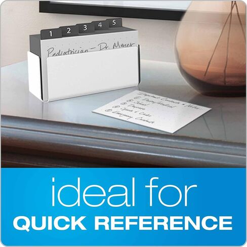 Oxford at Hand Note Card Organizer, 25 Dot Grid Cards, Shoreline Blue, 1 Each (3342016) in Saudi Arabia