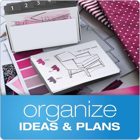 Oxford at Hand Note Card Organizer, 25 Dot Grid Cards, Shoreline Blue, 1 Each (3342016) in Saudi Arabia