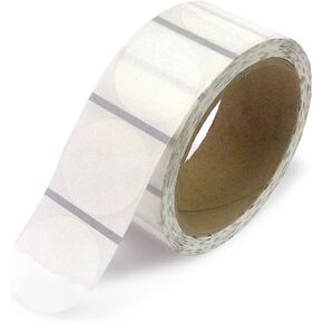 ملصقات دائرة Clear DayLabels Clear - 500 عدد من ملصقات الختم مستديرة على لفة - ملصقات وكرات واضحة للتغليف والبريد والتجزئة والحرف والغراب - مصنوعة في الولايات المتحدة الأمريكية in Kuwait
