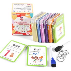 Dolch Sight Words Flash Cards رياض الأطفال ، بطاقات فلاش Toddler تتراوح أعمارهم بين 3-4 in Saudi Arabia