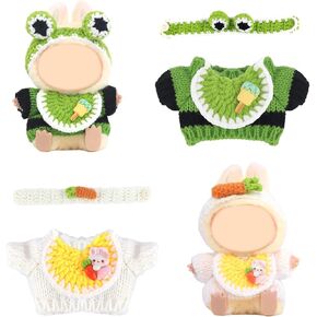 2 عبوات الملابس المحددة لأحذية الدمى التي تبلغ مساحتها 17 سم ووزن ووزرة مخصصة للملحقات البالغة 17 سم ملابس ، ملابس لطيفة لللباس 6.7 "دمية in Kuwait