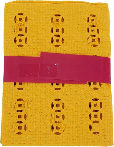 Ancestor Money, Joss Paper, Ancestor Money to Burn Incense Paper Yellow Hell Money for Tomb-Sweeping Day Honor Ancestors (120pcs) in Saudi Arabia