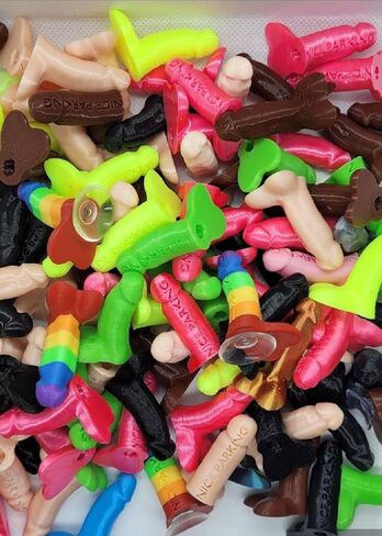 Nice Parking Dicks Prank Gag Gift with Suction Cup (10 Pack) in Saudi Arabia