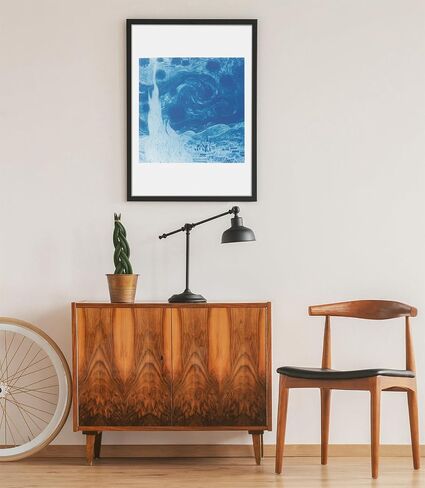 urekago cyanotype paper kit (8 "× 10") | 10 صفائح مسبقة مسبقًا ، 40 ملصقًا أزهارًا ، بطاقة فهرس الأشعة فوق البنفسجية ، حالة صافية صعبة ، قفاز ، تعليمي كرتون ، مظروف من الورق المقوى القابل لإعادة الاستخدام in Saudi Arabia
