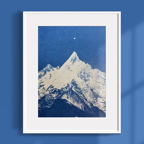 urekago cyanotype paper kit (8 "× 10") | 10 صفائح مسبقة مسبقًا ، 40 ملصقًا أزهارًا ، بطاقة فهرس الأشعة فوق البنفسجية ، حالة صافية صعبة ، قفاز ، تعليمي كرتون ، مظروف من الورق المقوى القابل لإعادة الاستخدام in Saudi Arabia