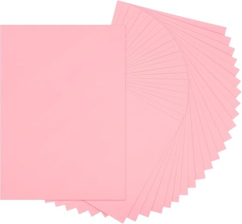 MECCANIXITY 24 Sheets Light Yellow Cardstock Printer Paper 8.5" x 11" A4 Thick Paper Sheet 250gsm/170lb Bulk Card Stock for Printer DIY Scrapbook Menus Cards Invitations and Crafts in Kuwait
